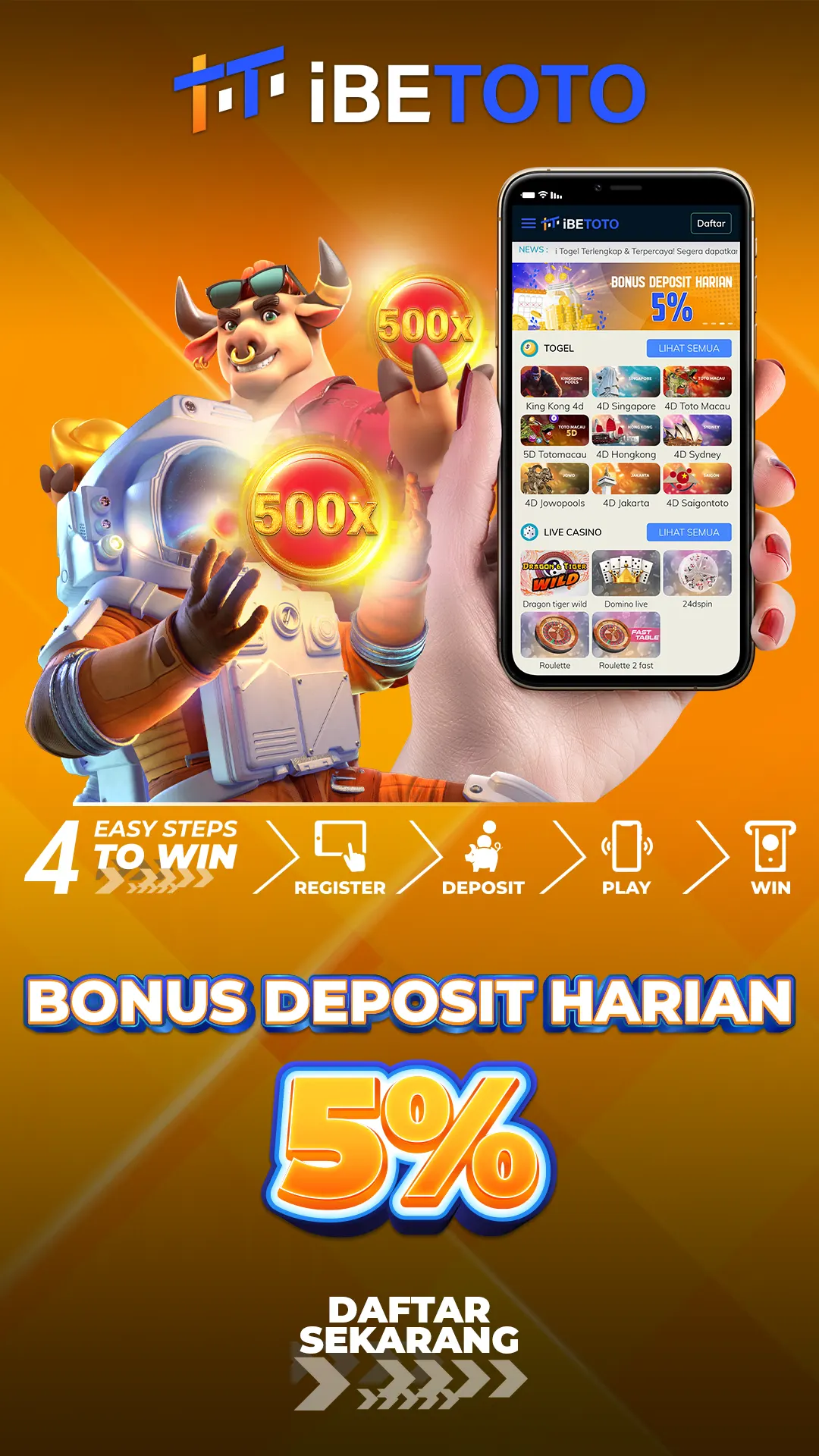 Ibetoto - tempat bermain game online gratis maxwin terbaik